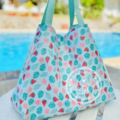 Saco de Praia Pretty Wattermelon