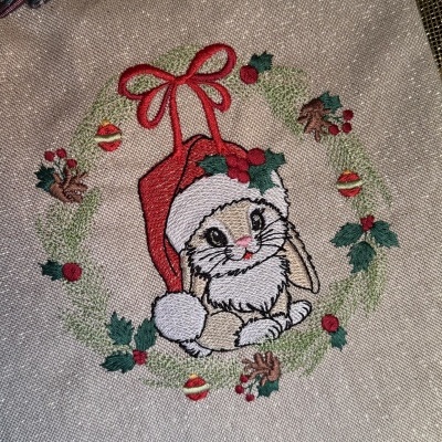 Bota de Natal Coelhinho