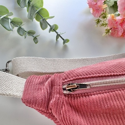 BumBag Bombazina Rosa Mosqueta