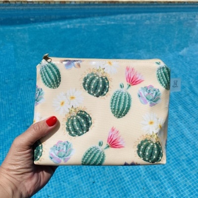 Necessaire Plastificada Pequena Suculentas