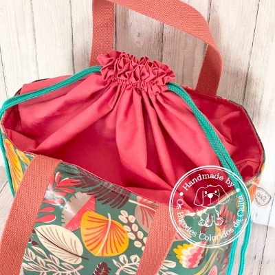 Lancheira Quadrada Autumn Flowers