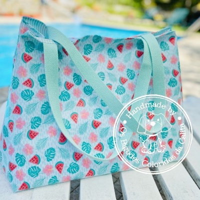 Saco de Praia Pretty Wattermelon