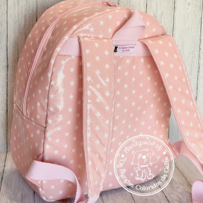 Mochila Estrelas Rosa