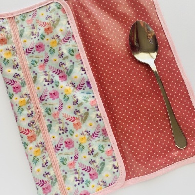 Individual de Refeição com porta talheres #007