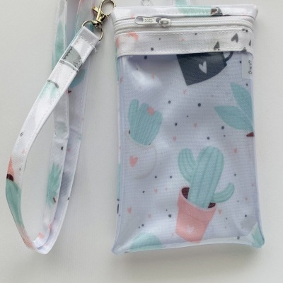 Bolsa Telemóvel Vasos de Suculentas