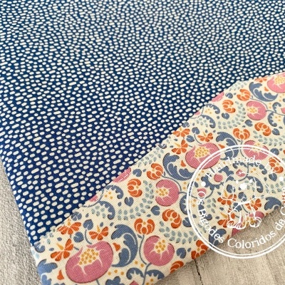 Bolsa de Mão Tilda Salpicos Azuis