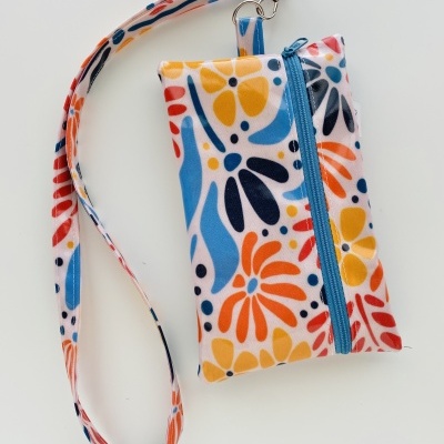 Bolsa Telemóvel Paint Flowers