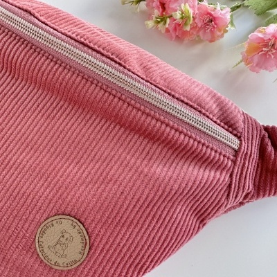 BumBag Bombazina Rosa Mosqueta