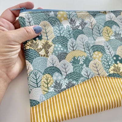 Bolsa de Mão Árvores Coloridas