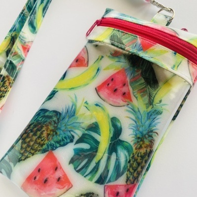 Bolsa Telemóvel Ananases e Melancias