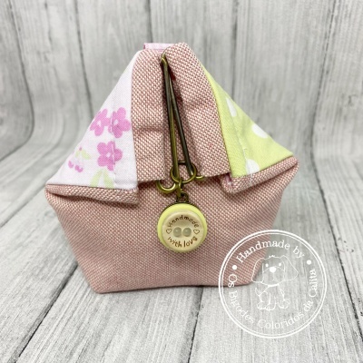 Porta-moedas fecho japonês Bolas verde