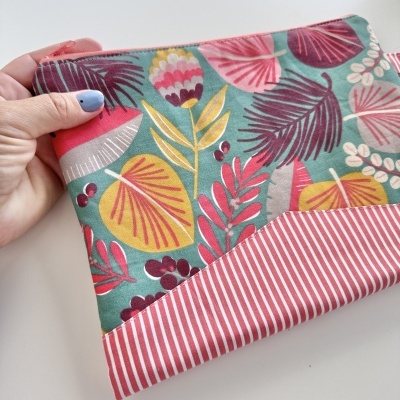 Bolsa de Mão Folhas Grandes