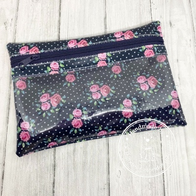 Bolsa Roses in Black