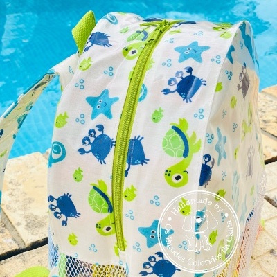 Mochila de Praia Green Turtle