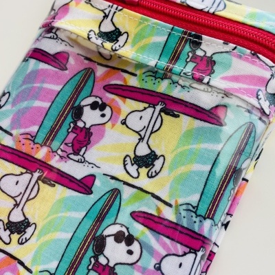 Bolsa Telemóvel Snoopy Surf