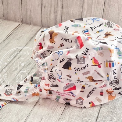 Touca Cirúrgica Vet Branco