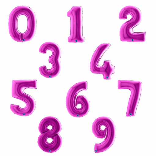 Balão Número Roxo Gigante