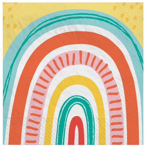Guardanapos Arco-íris Retro