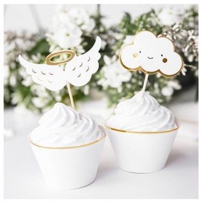 Conj. 6 Toppers Nuvens e Asas