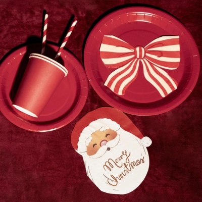 Guardanapos Pai Natal Merry Christmas