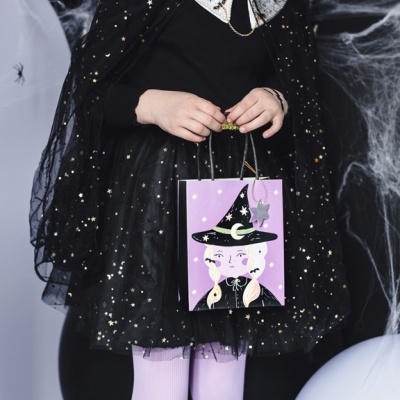 Saco de Papel Halloween Bruxa