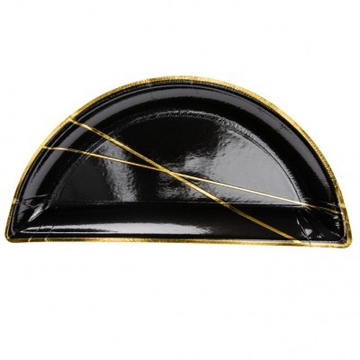 Pratos Pretos e Dourado