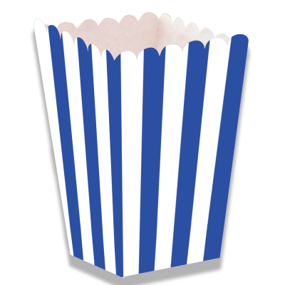 Pacotes Pipocas Riscas Azul Escuro