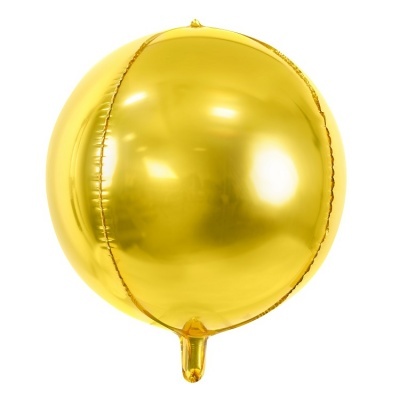 Balão Dourado Redondo