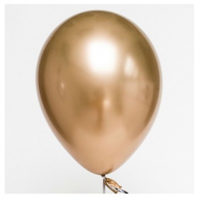 Balão Cromado Ouro 30cm