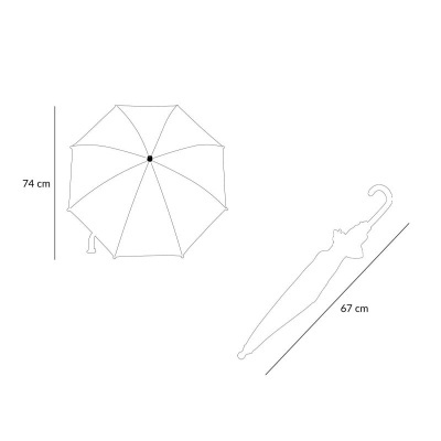 Guarda-chuva transparente City Cars