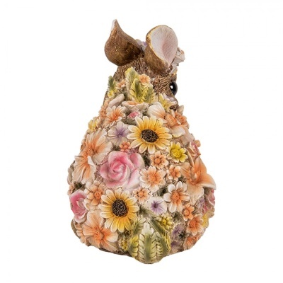 Figura Coelho Flores Castanho