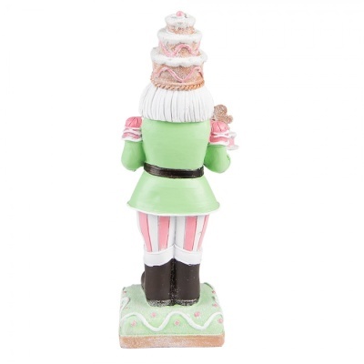 Figura Quebra-Nozes Verde 24cm