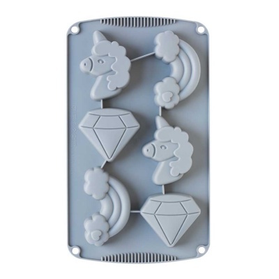 Forma Silicone Unicórnio