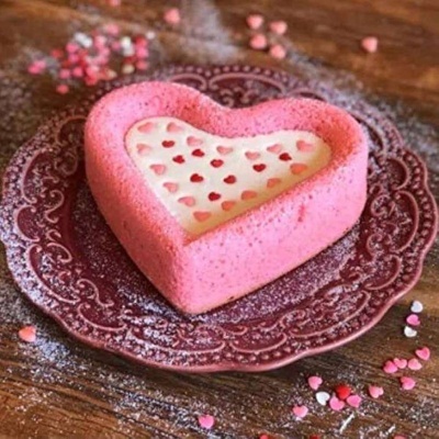 Forma Piscina Coração 13cm