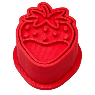 Molde Brigadeiro c/ Carimbo Morango do Amor