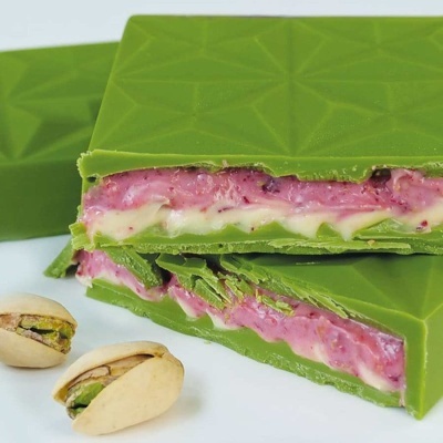 Chocolate Fraccionado Sabor Pistáchio