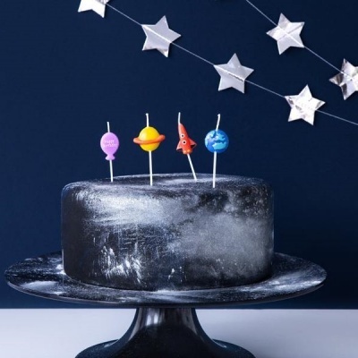 Velas Espaço e Astronautas