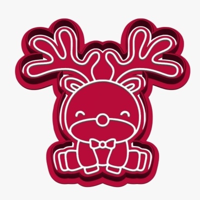 Cortador c/ Carimbo Rena