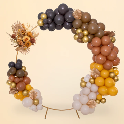 Aro Arco Metal Redondo Dourado