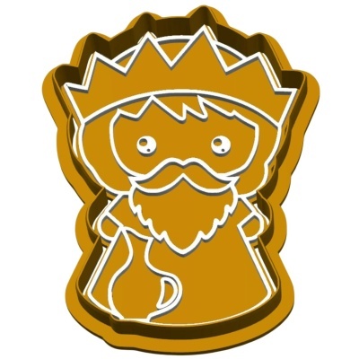 Cortador c/ Carimbo Rei Mago Belchior