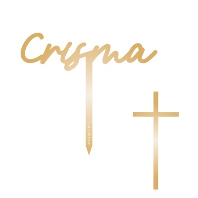 Topo Bolo Crisma + Cruz