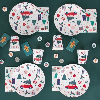 Guardanapos Padrão Natal