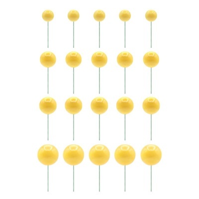 Toppers Bolas Amarelas