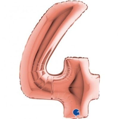 Balão Número Rosegold Gigante