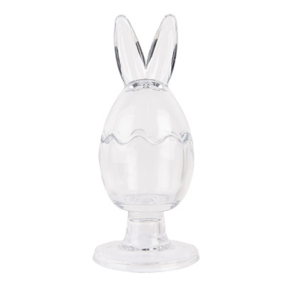 Bomboneira Coelho Orelhas Ovo c/ Pé