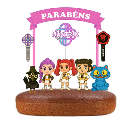 Topo Bolo Guerreiras K-POP Demon Hunters