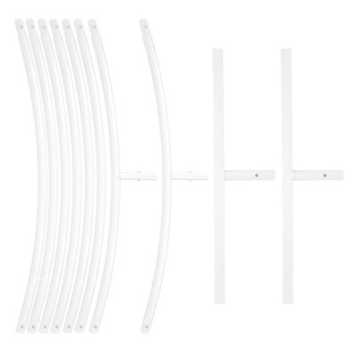 Aro Arco Metal Redondo Branco