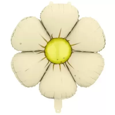 Conj. 4 Balões Flor Creme 65cm