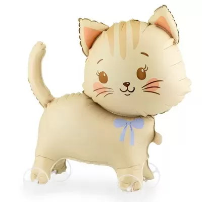 Balão de Ar Gato com rodas 65cm