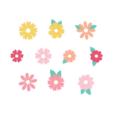 Etiquetas Marcadores Flores